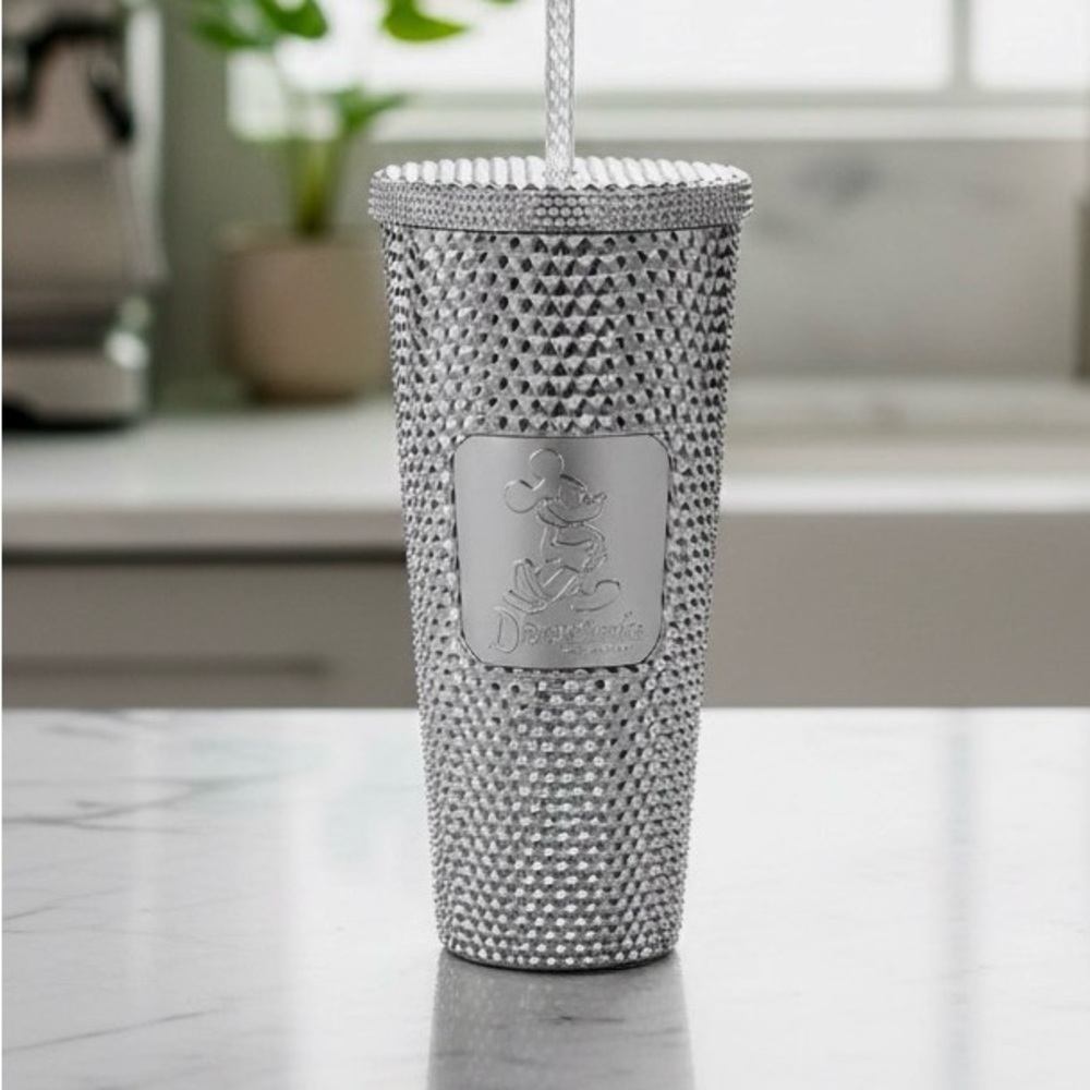 Mickey Mouse Disneyland 100 Starbucks® Tumbler with Straw Anniversary Collection